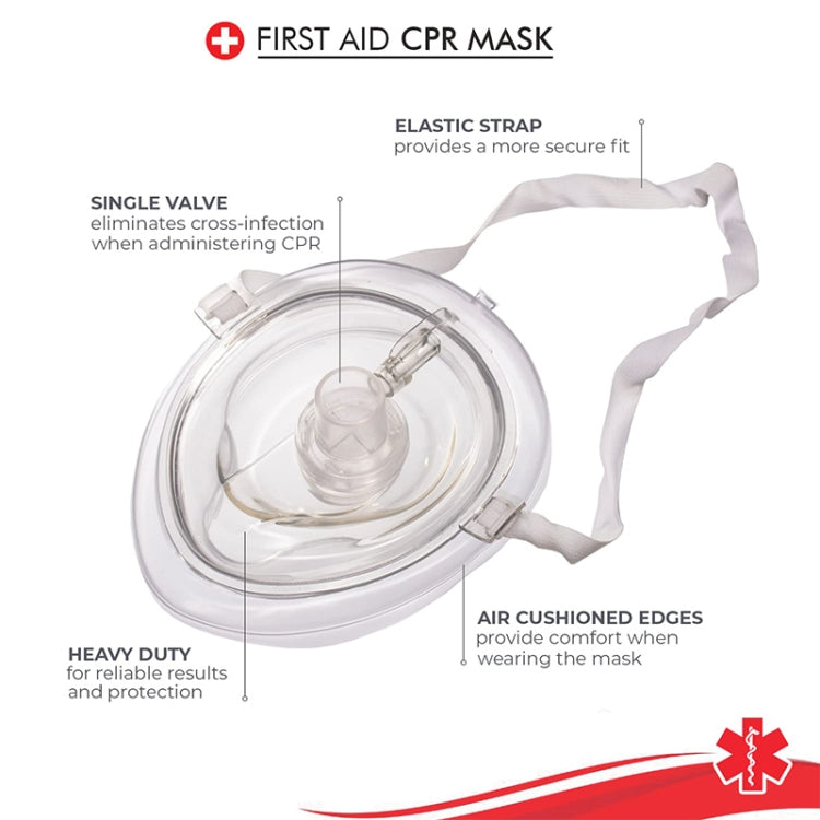 CPR Resuscitator Rescue Emergency First Aid Breathing Mask Mouth Breath One-way Valve Tools CPR Resuscitator Rescue Emergency First Aid Breathing Mask Mouth Breath One-way Valve Tools